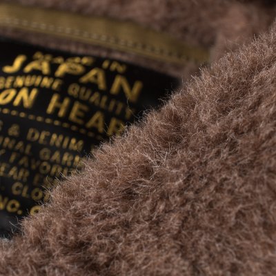 Alpaca Lined Whipcord N1 Deck Jacket - Khaki