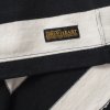 11oz Cotton Knit Long-Sleeved Sweater - Black/White
