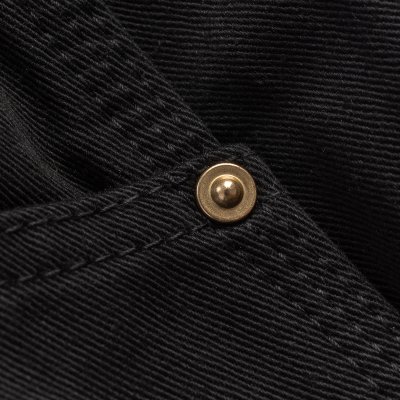 11oz Cotton Twill Double Fronted Work Pants - Black