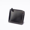 Zip-Secured Shell Cordovan Wallet - Black or Oxblood